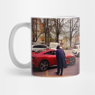 Italian Speed Racing Car Street Life Mug